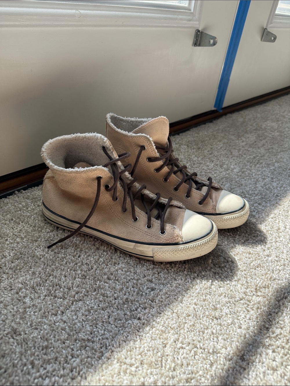 Converse High Top Sherpa Chuck Taylor All Star Light Bisque